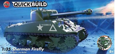 Airfix Quickbuild Sherman Firefly Tank [J6042]