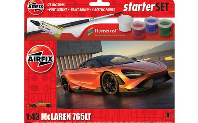 Airfix A55006 Starter Set - McLaren 765LT (1:43)