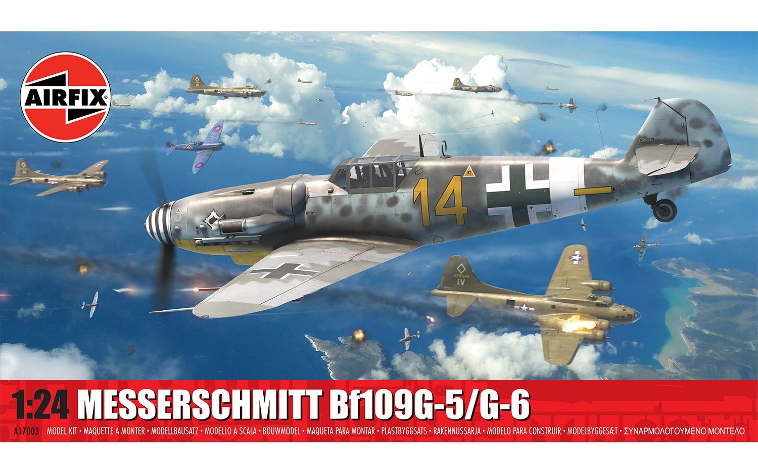 Airfix A17003 Messerschmitt Bf109G-5/6 (1:24)