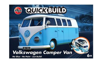 Airfix Quickbuild VW Camper Van (Blue) [J6024]