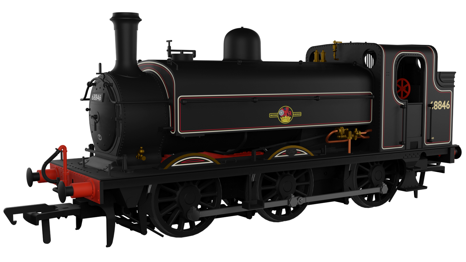 Rapido LNER J52/2 No.68846 BR Lined Black Late Crest [958011]