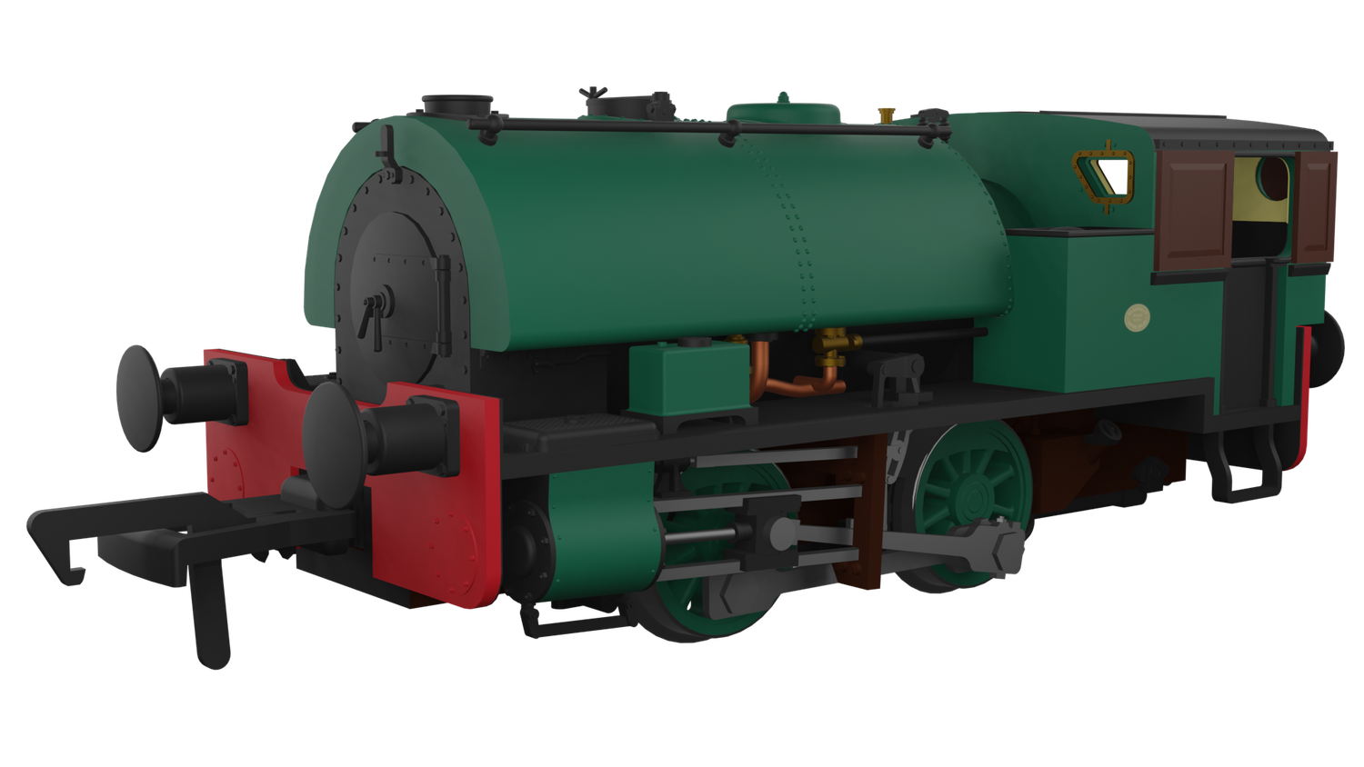 Rapido Port of Par Bagnall – Unlined Dark Green [968003]