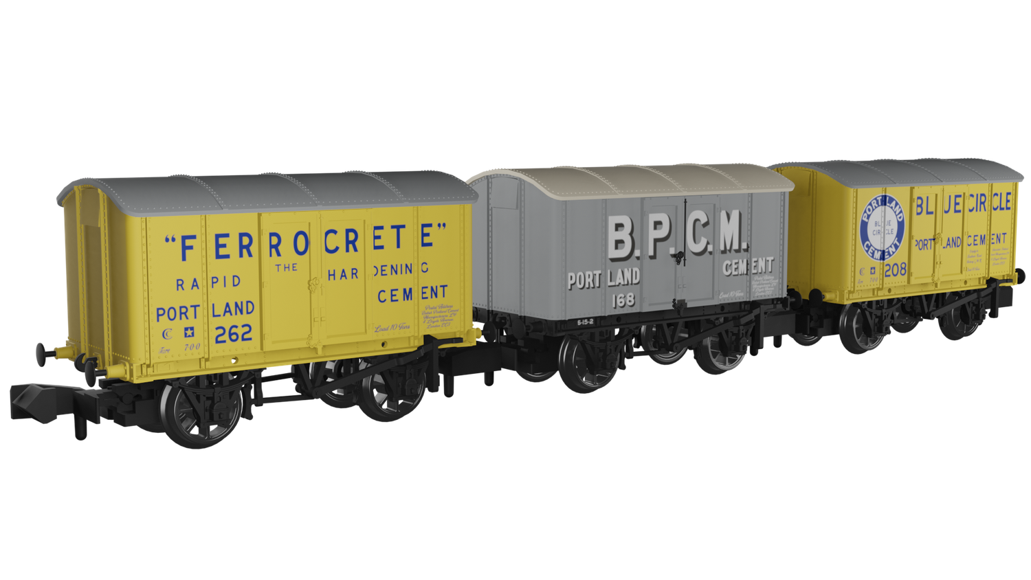 Rapido Not Quite Minks – Cement Vans Triple Pack [961010]