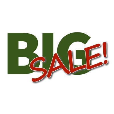 BIG SALE!
