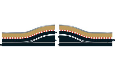 Scalextric C7015 Pit Lane Track (Right Hand) - Includes Sensor