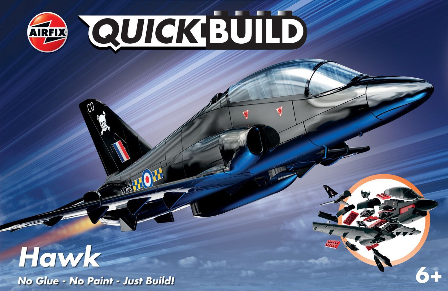 Airfix Quickbuild J6003 BAe Hawk (Black)
