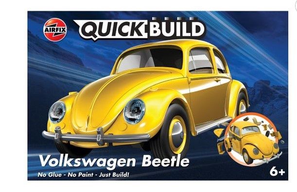 Airfix Quickbuild VW Beetle (Yellow) [J6023]