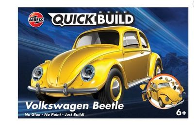 Airfix Quickbuild VW Beetle (Yellow) [J6023]