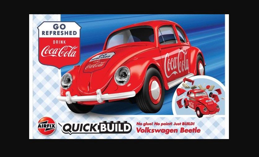 Airfix Quickbuild J6048 Coca Cola VW Beetle [J6048]