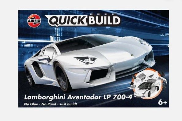 Airfix Quickbuild Lamborghini Aventador (White) [J6019]