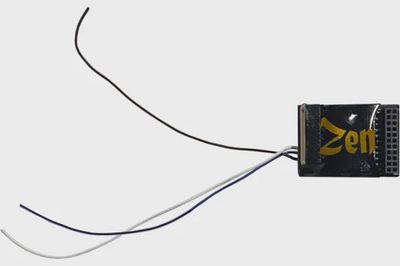DCC Concepts Zen Black Decoder: 21 pin MTC and 8 pin connection. 6 full power functions. [DCD-ZN218.6] - SAVE £7.46!