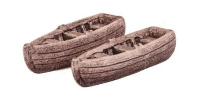 Harburn Hobbies QS415 OO/HO Gauge Quayside Series Wooden Rowing Boats (Pair) [25% DISCOUNT!]