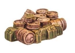 Harburn Hobbies FL154 OO/HO Gauge Freight &amp; Lineside Series Rusty Oil drums &amp; Jerry Cans [25% DISCOUNT!]