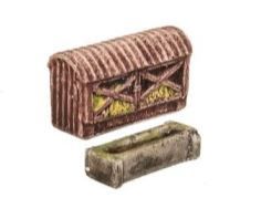 Harburn Hobbies CG229 OO/HO Gauge Country &amp; Garden Series Animal Feeder &amp; Water Trough [25% DISCOUNT!]