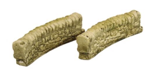 Harburn Hobbies CG204 OO/HO Gauge Country &amp; Garden Series Dry Stone Walls - Curved (2) [25% DISCOUNT!]