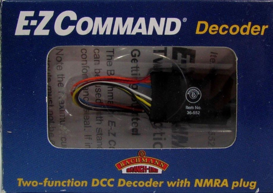 Bachmann Branchline 36-552 E-Z Command 2-Function DCC Decoder with NMRA Plug - SAVE £4.46!