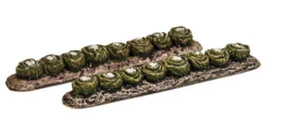Harburn Hobbies CG282 OO/HO Gauge Vegetable Rows - Cauliflower [25% DISCOUNT!]