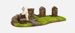 Harburn Hobbies CG239 OO/HO Gauge Country &amp; Garden Series Bee-Keeper &amp; 4 Hives on a Scenic Base [25% DISCOUNT!]