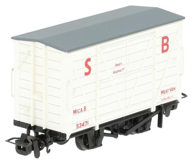 Bachmann OO-9 Narrow Gauge 393-127 RNAD Van Statfold Barn Railway White 'MICA B'