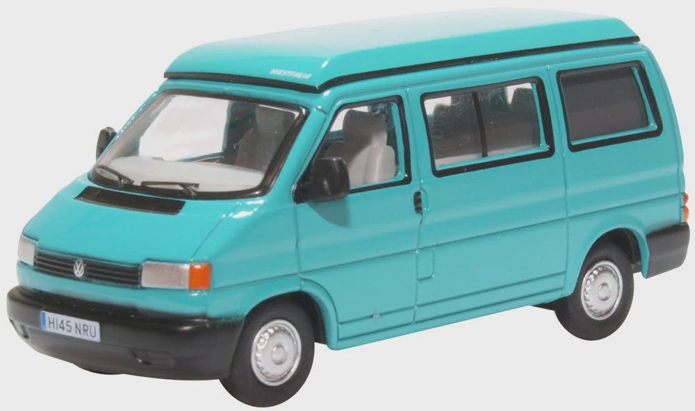 Oxford Diecast VW T4 Westfalia Camper Caribbean Green (1:76) [76T4003]