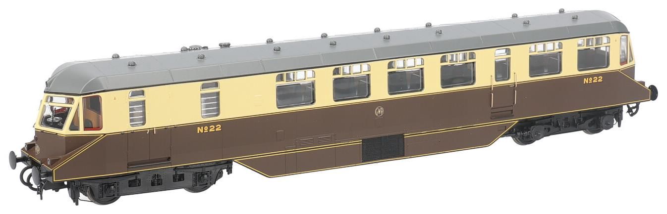 Heljan AEC Railcar 22 GWR Chocolate/Cream [19408] [*Summer Sale - SAVE £58!]