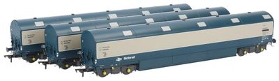 Heljan BR Motorail Pack 1: TCV Car Carrier Set BR Blue/Grey E96290/297/298E [9623] [*Summer Sale - SAVE £57!]