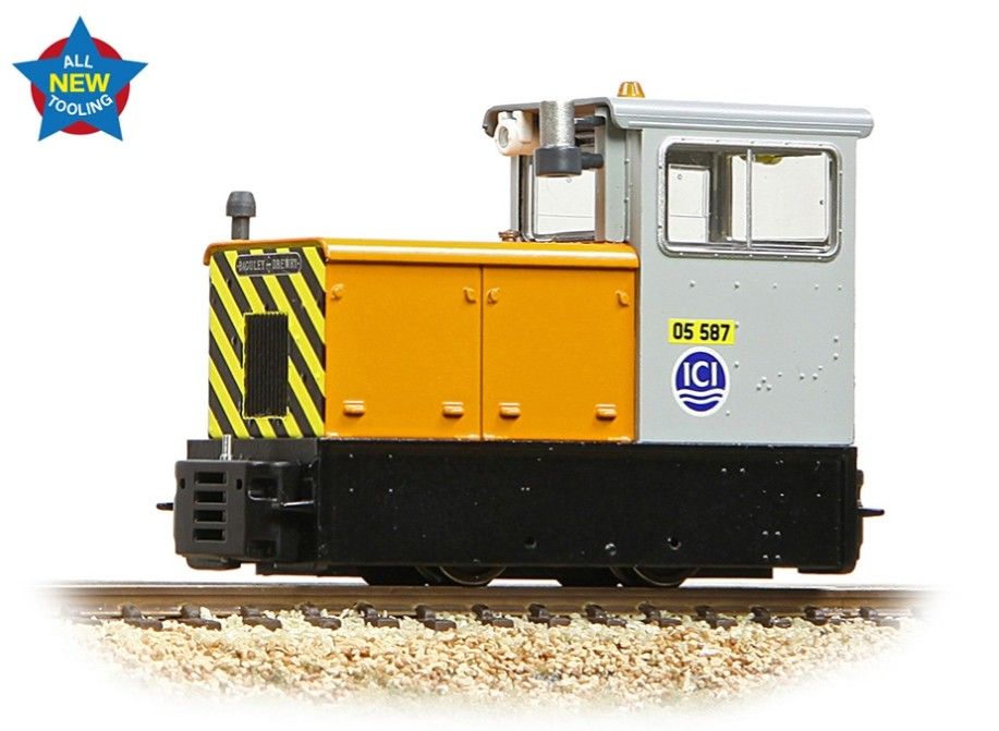 Bachmann OO-9 Narrow Gauge 392-028 Baguley-Drewry 70hp Diesel ICI Orange &amp; Grey
