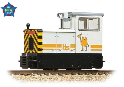 Bachmann OO-9 Narrow Gauge 392-029 Baguley-Drewry 70hp Diesel British Industrial Sands White