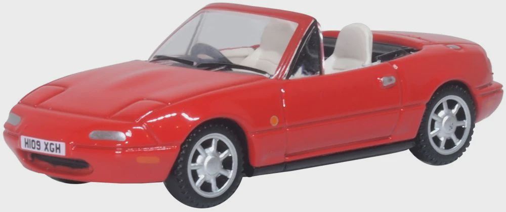 Oxford Diecast Mazda MX5 Mk1 (Open) Classic Red (1:76) [76MAZ001]