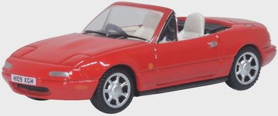 Oxford Diecast Mazda MX5 Mk1 (Open) Classic Red (1:76) [76MAZ001]