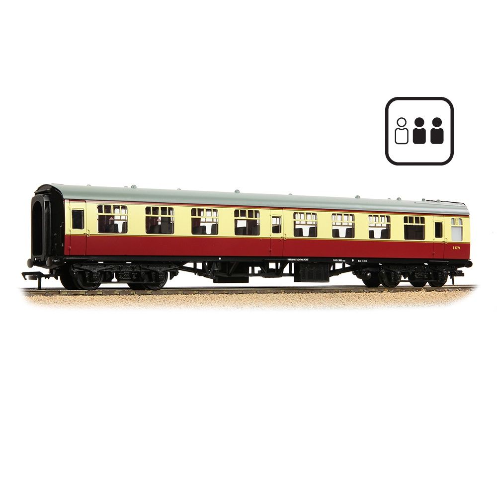 Bachmann Branchline 39-052HPF BR Mk1 TSO Tourist Second Open BR Crimson &amp; Cream [PF] [*Summer Sale - SAVE £10.46!]