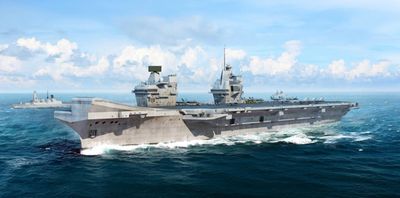 Trumpeter Royal Navy HMS Queen Elizabeth R08 Aircraft Carrier (1:700) [06751]