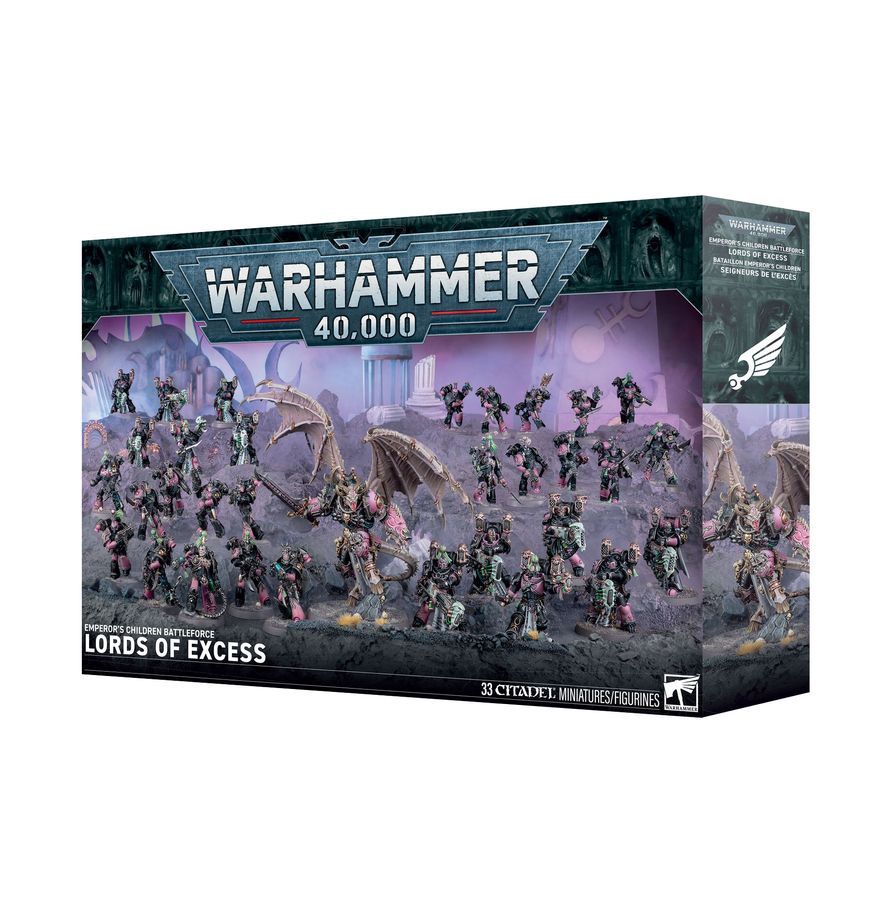 40,000: Emperor's Children Battleforce: Lords of Excess [Pre-order]
