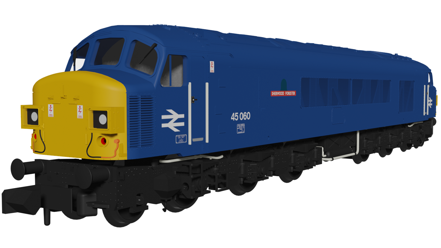 Rapido Class 45 - 45060 'Sherwood Forrester' BR Blue with Domino Headcodes DCC SOUND FITTED [948608] [FREE UK SHIPPING!]