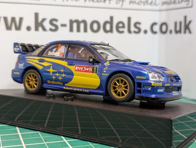 PRE-OWNED Auto Art Subaru Impreza WRC 2004 Rally of Japan No.1 P.Solberg/P.Mills [13612]