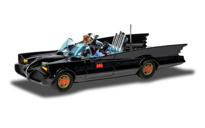 Corgi Batman Combo:1966 Batmobile With Batman &amp; Robin (Reissue) &amp; Bat Boat With Batman &amp; Robin (Reissue)
