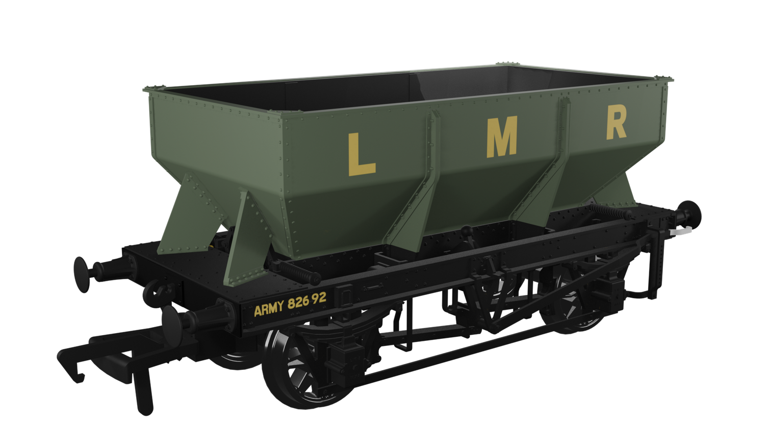 Rapido LMS Iron Ore Hopper – Longmoor Military Railway No.82692 [963016]