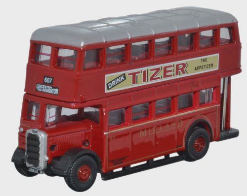 Oxford Diecast Guy Arab Utility Midland Red - Correct Colour (1:148) [NUT003_1]