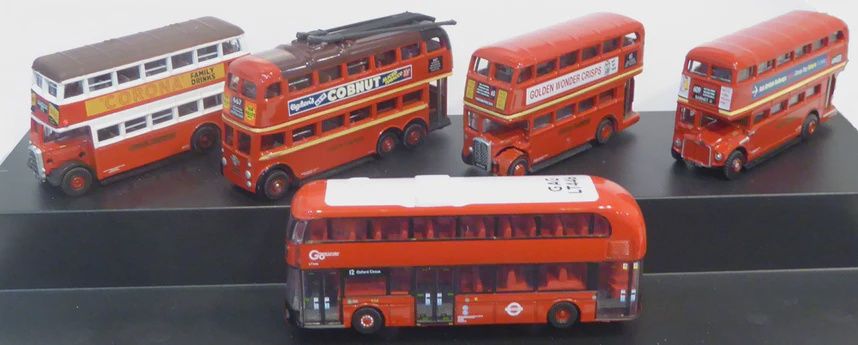 Oxford Diecast 5 Piece Bus Set London Transport (1:48) [NSET004]