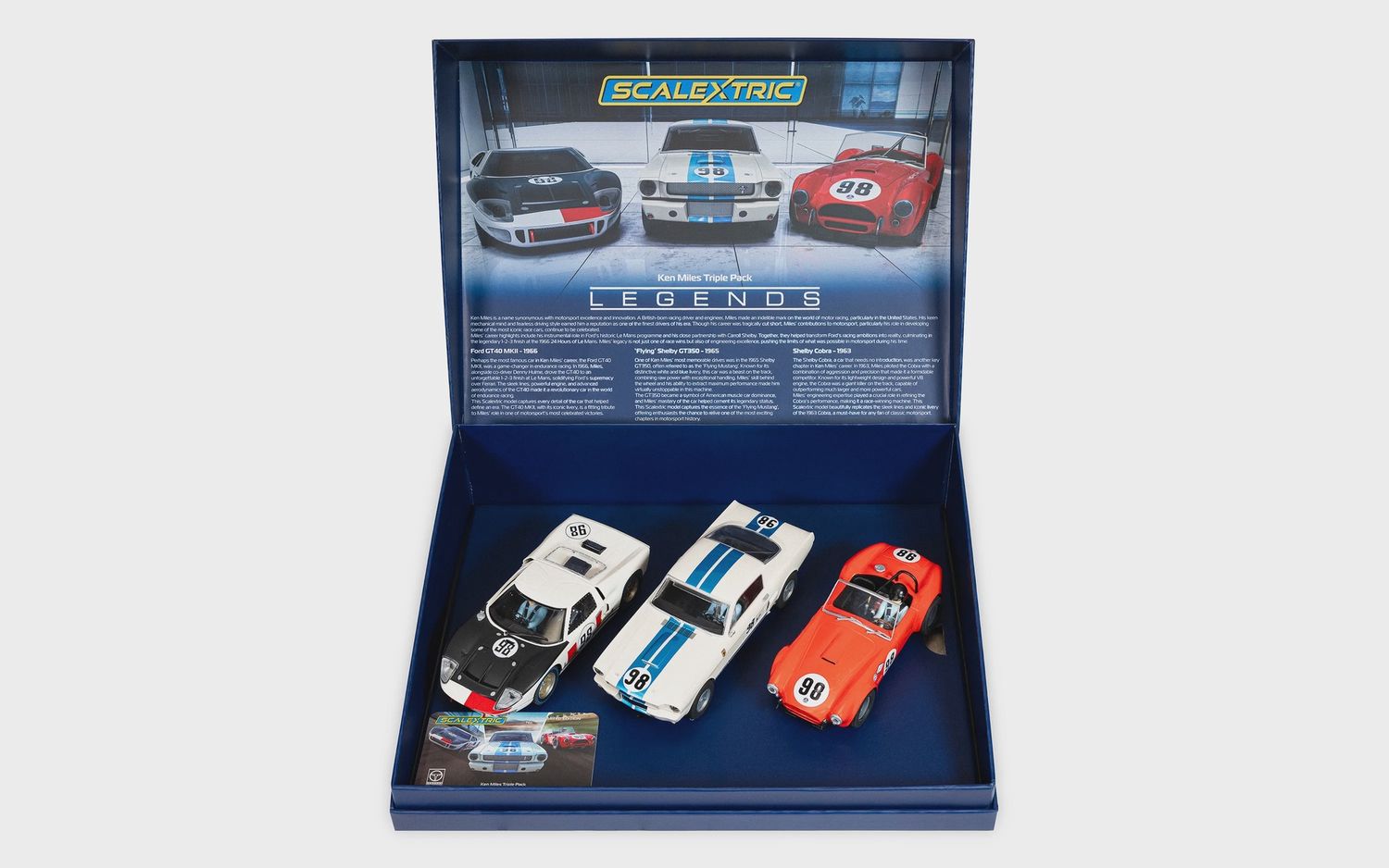 Scalextric C4619A Ken Miles - Triple Car Pack