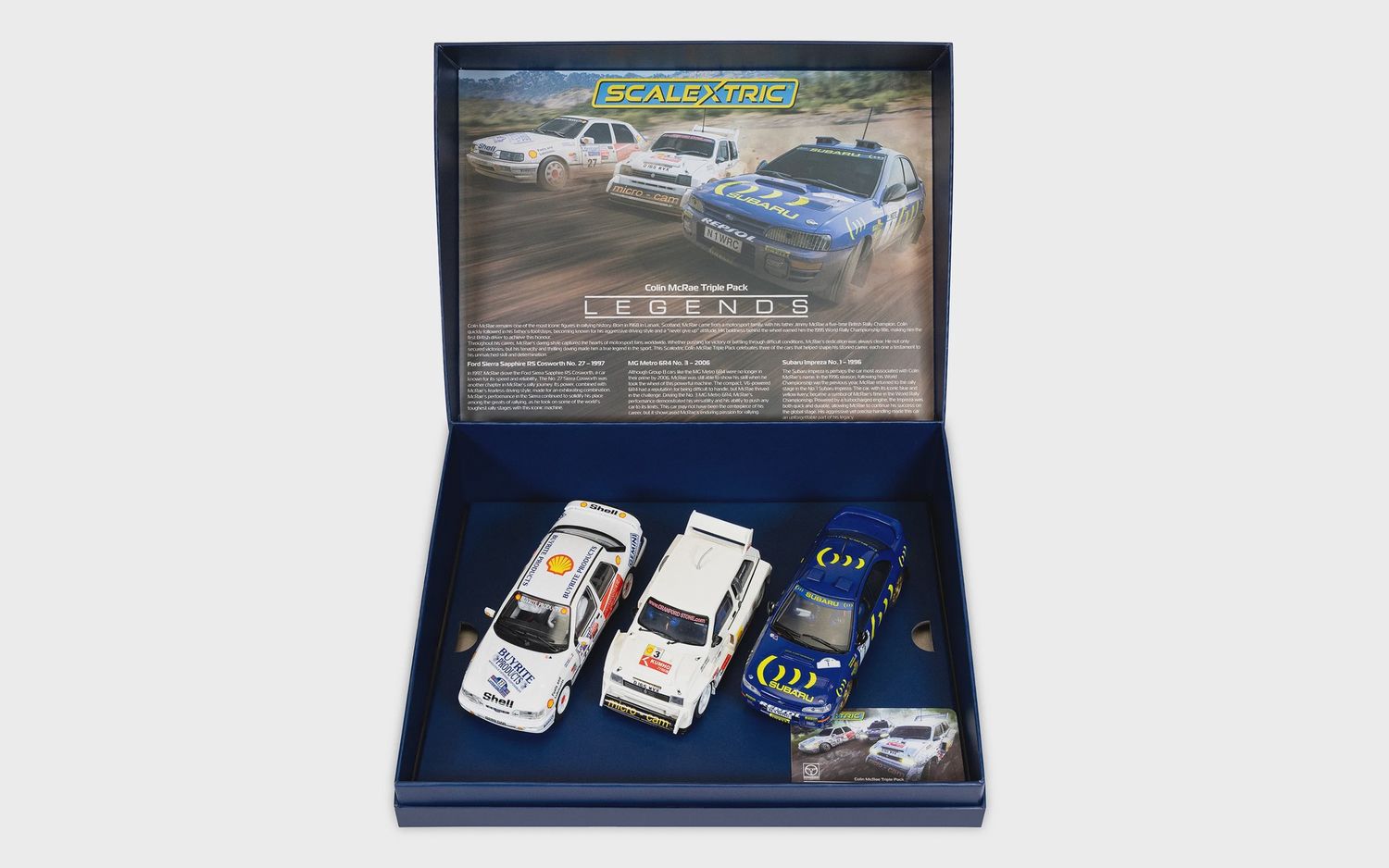 Scalextric C4612A Colin McRae - Triple Car Pack