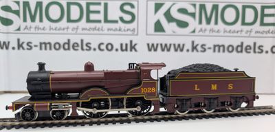 PRE-OWNED Hornby R376 Class 4P Compound, 4-4-0, 1028, LMS Maroon [C2]