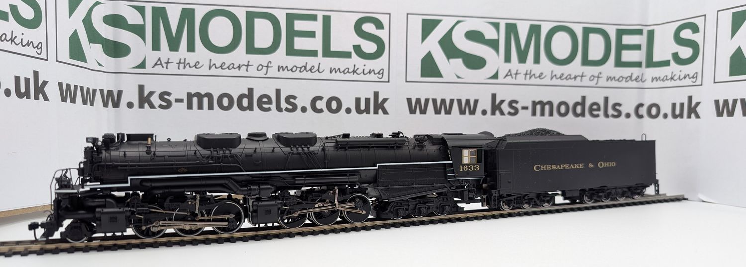 PRE-OWNED Rivarossi R5454 DCC SOUND Chesapeake &amp; Ohio, Allegheny, 1633, black [C2]