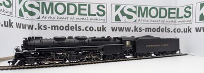 PRE-OWNED Rivarossi R5454 DCC SOUND Chesapeake &amp; Ohio, Allegheny, 1633, black [C2]