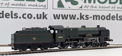 PRE-OWNED Hornby R2208 Patriot Class 'Caernarvon', 45515, BR Green, Late Crest [C1]
