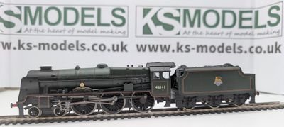 PRE-OWNED Bachmann Branchline 31-228 Rebuilt Scot Class 'North Staffrodshire Regiment', 46141, BR Green, Early crest [C1]
