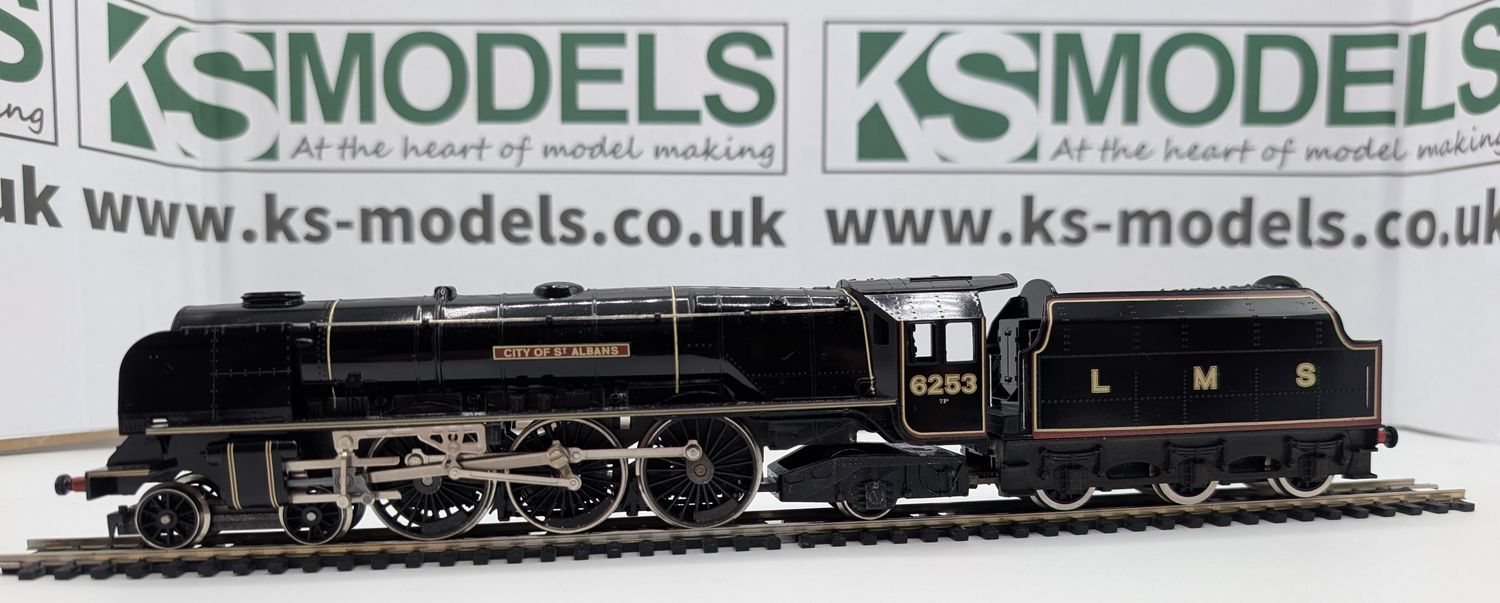 PRE-OWNED Hornby R459 Duchess class, 'City of St. Albans', 6253, LMS Black, lined [C3]