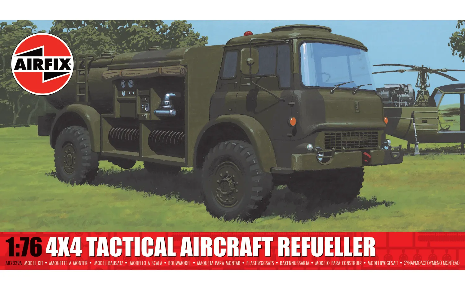 Airfix A02329A 4x4 Tactical Aircraft Refueller (1:76)