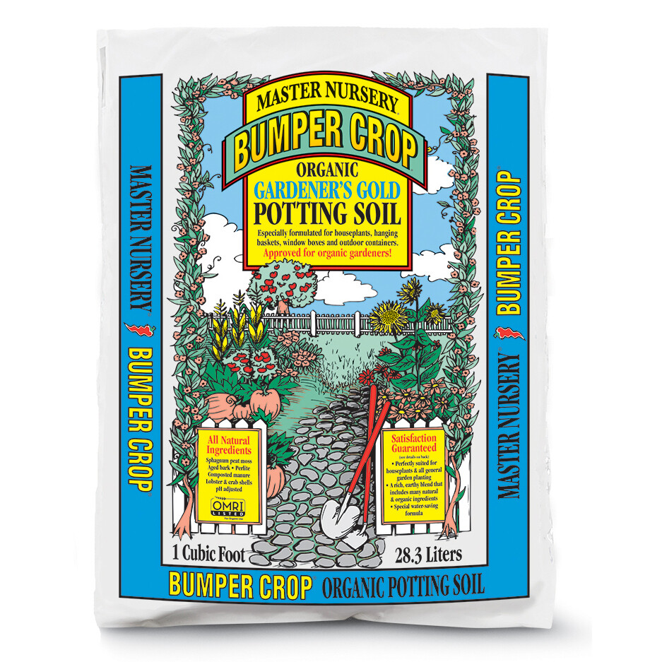 Bumper Crop Organic Potting Soil, 1 CUBIC FT
