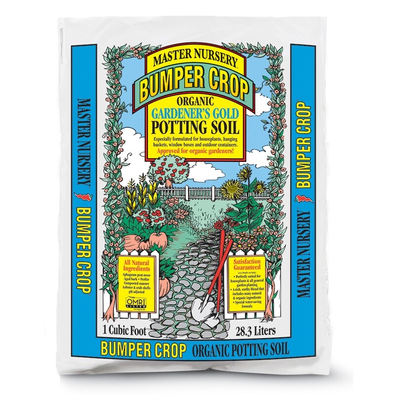 Bumper Crop Organic Potting Soil, 1 CUBIC FT